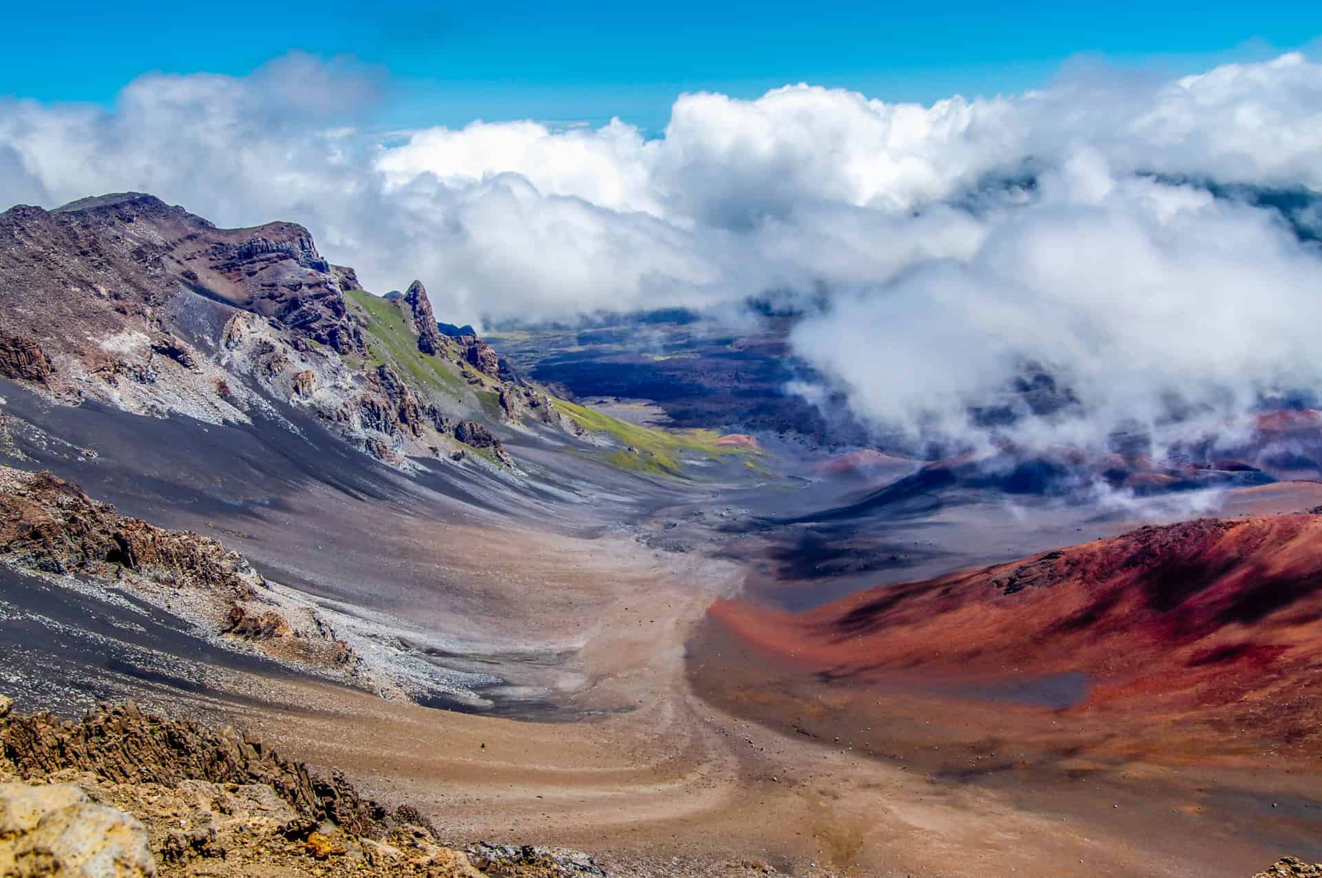 Maui - The Beautiful Colors Seen in the Massive Volcanic Crater