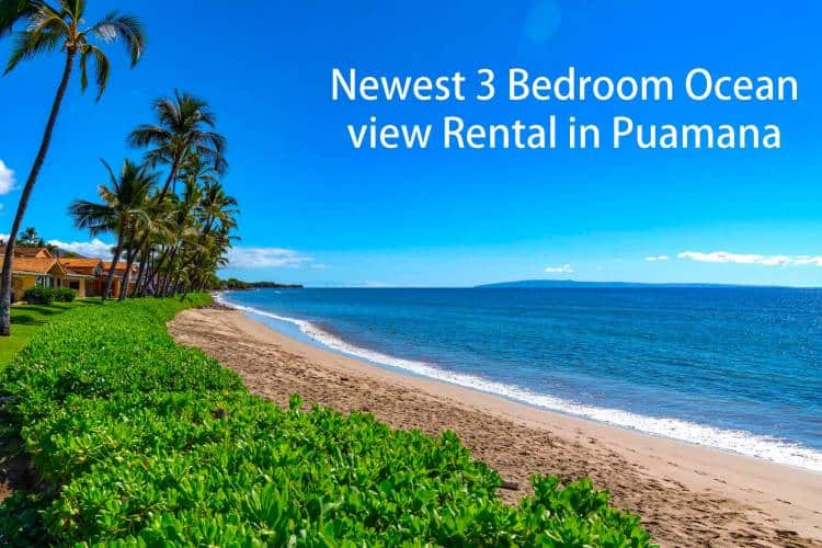 New Maui 3-Bedroom Oceanview Vacation Rental at Puamana